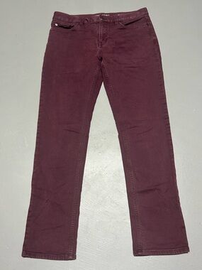 Banana Republic Blackberry Wine Traveler Slim Fit Stretch Jeans (Men’s 33 x 32)